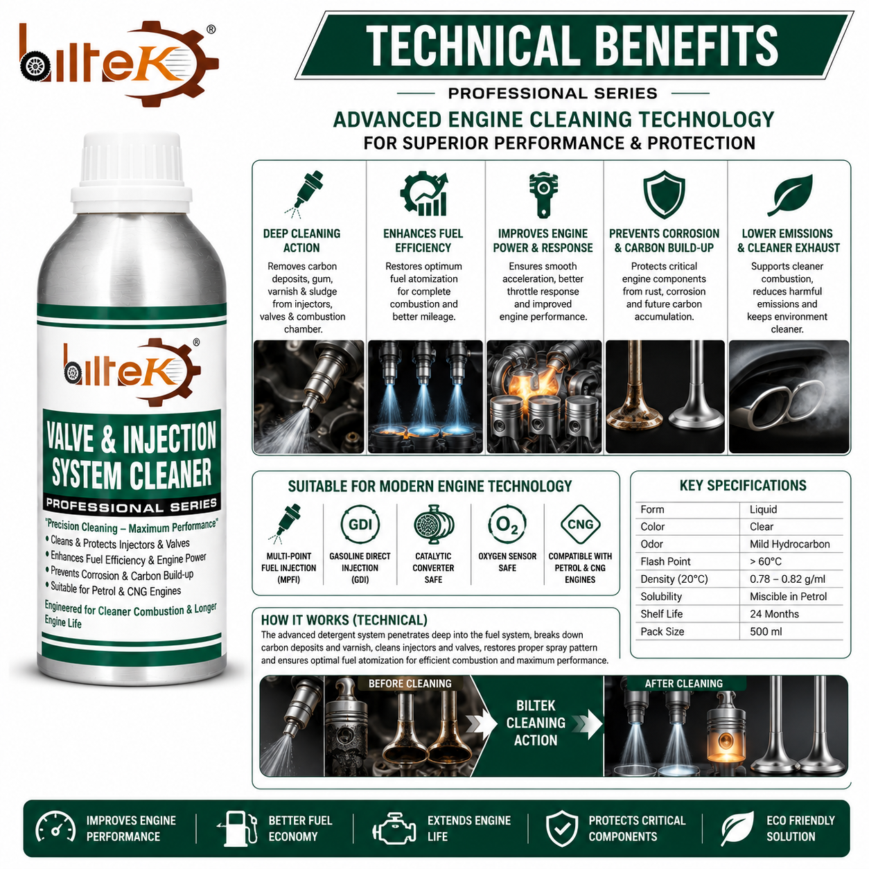 Valve & Injection System Cleaner | Biltek